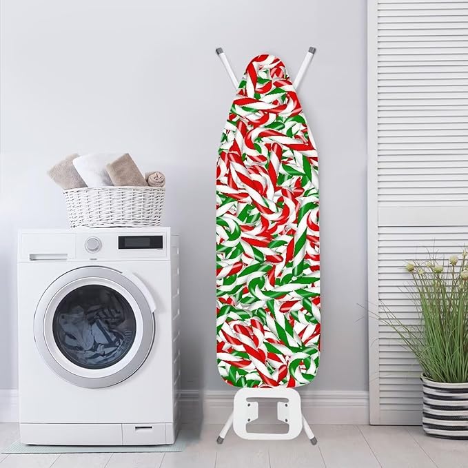 Ironing Board Cover Christmas Candy Design Extra Wide Table Top Ironing Board Cover Standard Size Ventilate 54x15 inches
