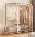 Clear Garment Rack Cover, Transparent Clothes Rack Cover with 2 Smooth Zipper, Dustproof and Waterproof Clothing Protector (S/M:51''L x 20''W x 59''H)