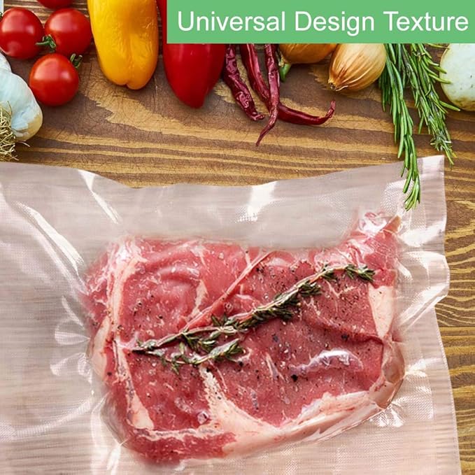 O2frepak Large Gallon 8mil 11.5" x 18.5" Thick Vacuum Sealer Bags with BPA Free and Puncture Prevention,Vacuum Seal Freezer Bags,Great for Sous Vide Vaccume Sealer PreCut Bags