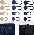 12 PCS Button Extenders for Jeans, Pants Waistband Expanders, Instant Waist Extender Buttons for Women and Men, No Sew Jeans Waist Extension 1-1.4 Inches