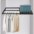 Expandable Closet Shelf, 16-67 Inches Metal Closet Rod Organizers and Storage Shelves Space Saving DIY Divider Separator for Cabinet Wardrobe