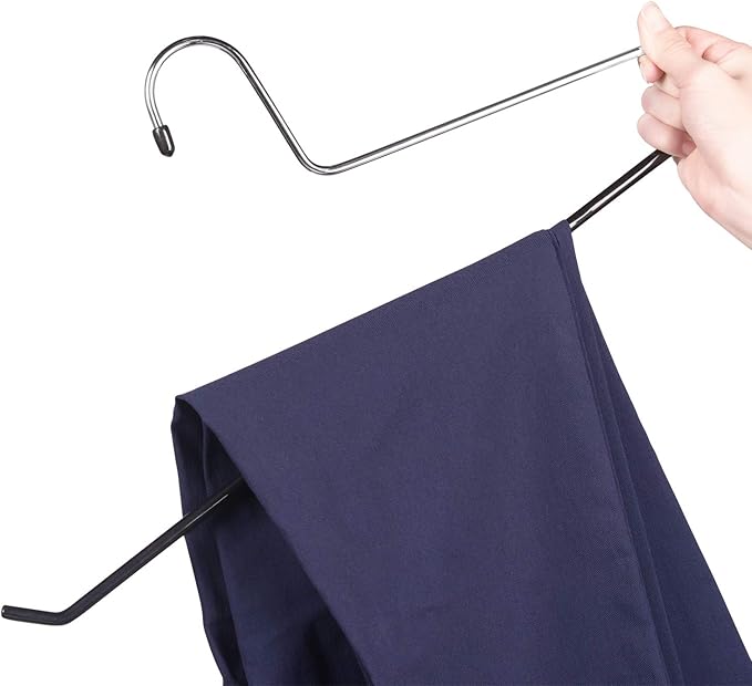 VASLIM 12 Pack Blanket Hangers Heavy Duty Black Vinyl Coated Nonslip - Great for Quilts, Comforters, Table Cloths, Towels, Sleeping Bags,Drapery and bedspreads