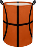 HIYAGON Basketball Kids Laundry hamper Baby Hamper for Nursery Boy and Girl Kids Cute Kids Toys Storage Bin Organizer Basketball Room Decor for Home(Basketball Pattern)