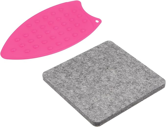 HARFINGTON Wool Pressing Mat 8" x 8" Wool Ironing Pad Sewing Notions for Crafts Quilter Quilting