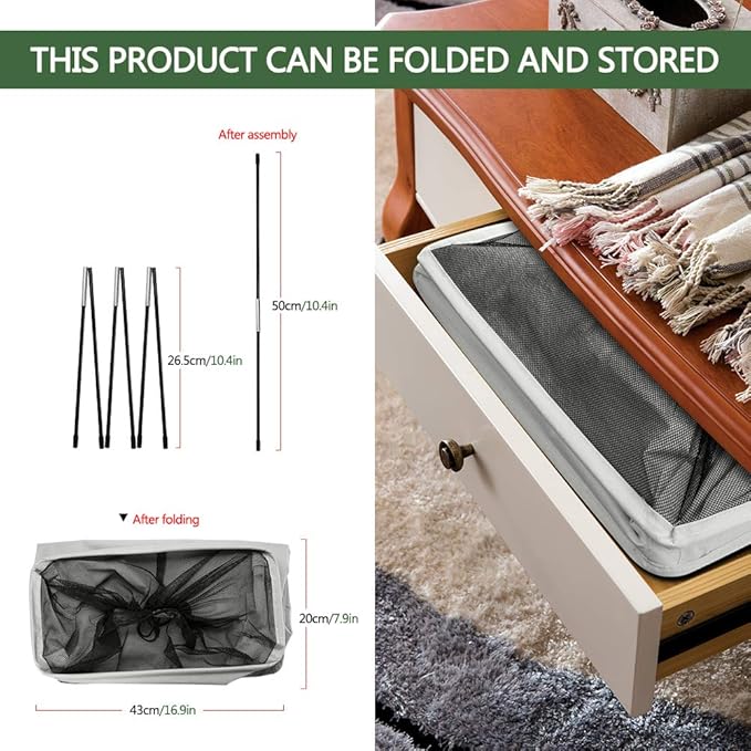 Slim Rolling Laundry Basket with wheel, IHOMAGIC Rectangle Storage Hamper - Thin Laundry Basket Corner Fittable Laundry Bin Flexible Laundry Sorter For Dormitory, Hotel, 39x18.5x58cm 41L, Light Gray