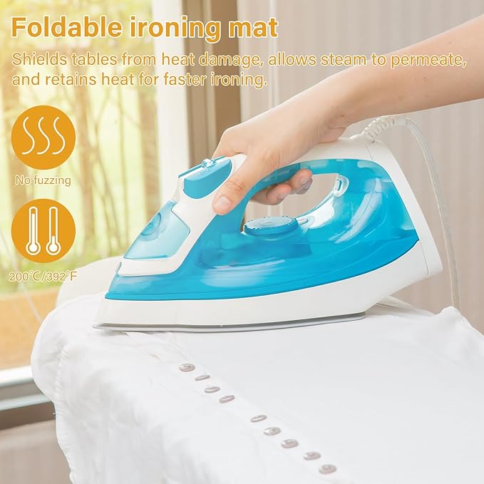 Steamer Board for Clothes,Stand for Steaming Clothes,Steamer Pad,Hanging Ironing Board,Steamer for Clothes,Hanging Steam Iron Pad (Steamer Board)