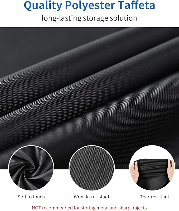 OTraki Small Laundry Bag 16x20 Inch Laundry Sack Bag with Drawstring Closure 2 Pack Laundry Wash Bag Dirty Clothes Organizer Machine Washable for Camp Drying Do Not Exceed 176℉ Black
