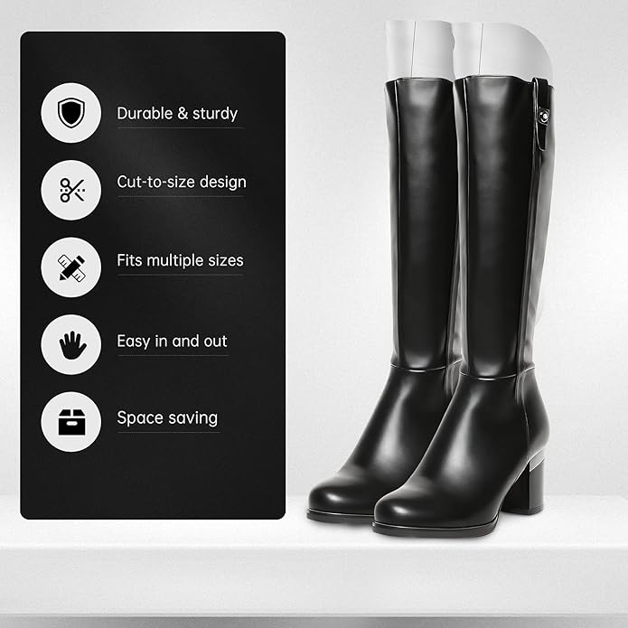 Apoway Boot Shaper Form Inserts, Tall Boot Support, Reusable Shoe Tree Shape Holder for Women and Men