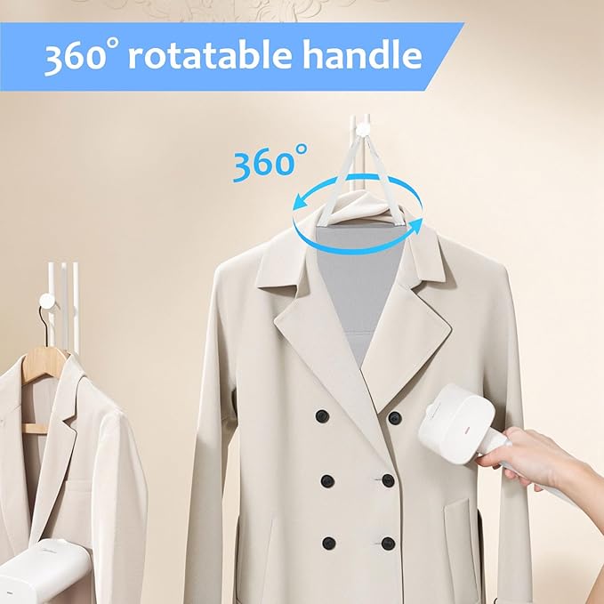 BestYiJo Foldable Steamer Board for Clothes with Heat-Resistant Glove & Handheld Ironing Pad, Hanging Ironing Board, Easier Steaming with Handheld Steamers, Can Also be Used Flat