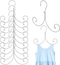 10 Pcs Lingerie Hangers Bathing Suit Hangers Life Jacket Non Slip Cascading Racks for Tank Tops, Sports Bra, Yoga Tops, Lingerie, Swimsuits