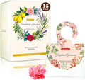 15 Packs Scented Sachets Bag for Drawers and Closets, Air Freshener for Home Fragrance Sachet, Long-Lasting Hanging Closet Deodorizer Smell Goods for House (Highland Geranium)