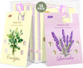 13Packs Lavender Eucalyptus Scented Sachet Bags, Fragrance Sachet Bags for Drawers and Closets, Air Fresheners for Car and Home, Closet Deodorizer Scented Drawer Fresheners for Dresser