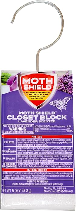 4 Pack Closet Block Lavender Scented