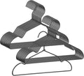 VWV Black Aluminum Hangers, 20 Pack Baby Hangers?12.6 Inch Children Baby Hanger, Sturdy Metal Children Clothes Hangers for Wardrobe, Space-Saving Toddler Hanger