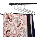 VASLIM 12 Pack Blanket Hangers Heavy Duty Black Vinyl Coated Nonslip - Great for Quilts, Comforters, Table Cloths, Towels, Sleeping Bags,Drapery and bedspreads