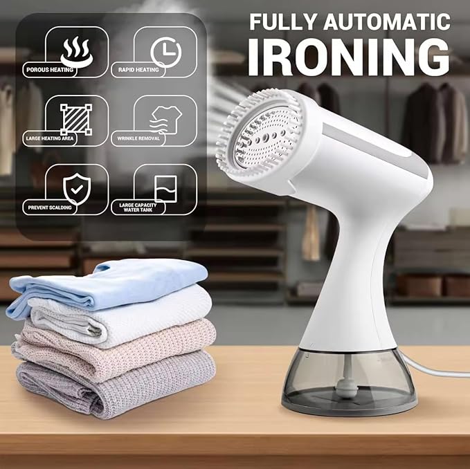Handheld Steamer for Clothes, 2000W Powerful Clothes Steamer, 9-Second Fast Heat-up, Strong Penetrating Steam Iron