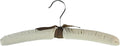 Only Hangers 15" Linen Padded Hangers w/Brown Bow & Chrome Hook - Pack of (6)