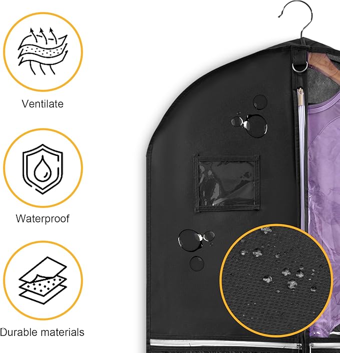 1 Pack Garment Bag for Dance Costumes,40 Inch Dance Garment Bags for Dancers Kids Dance Recital Bags Competition Cheer Uniform Garment Bag for Travel Storage,Dance Recital Gifts for Girls