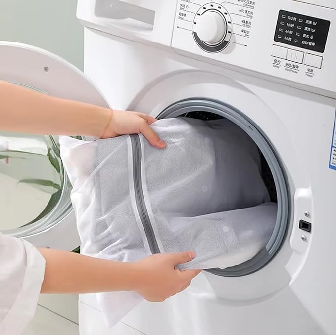 WONCHIEF Fine Mesh Laundry Bag for Machine Wash | Deformation-Proof XL/L/M/S Sizes | Storage & Washing Organizer for Delicates, Skirts, Underwear‌