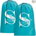 Sylfairy 2 Pack Extra Large Travel Laundry Bag, Dirty Clothes Organizer with Drawstring,Heavy Duty Travel Laundry Bags