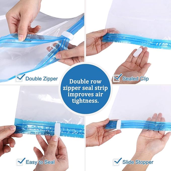 5 Super Jumbo Size 51"X47" Vacuum Storage Bags for Storage Organization