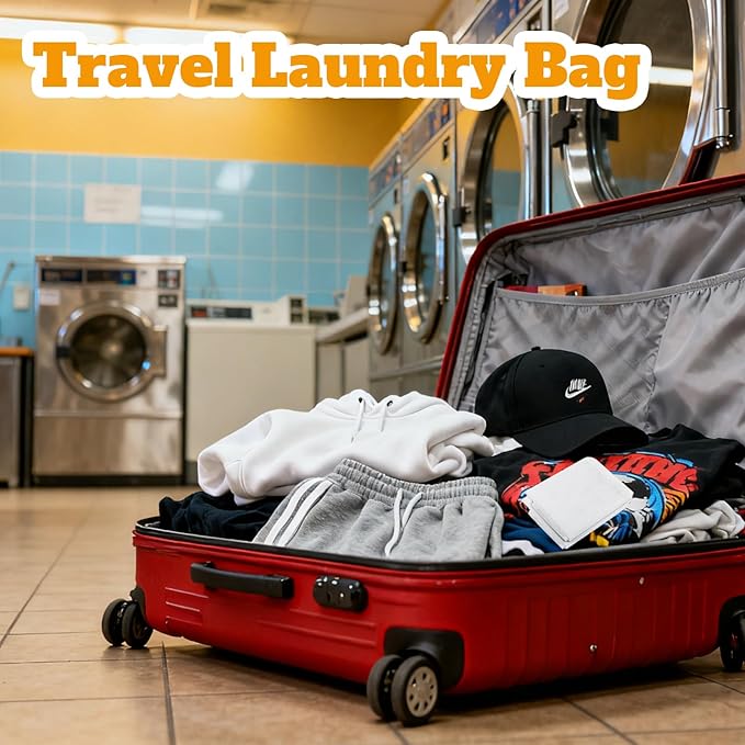 3 Pcs Mesh Laundry Bags Breathable Delicates Protect - Large Heavy for Protect Clothes in Washing Machine Travel Dorm Sports Family White 23 x 34 Inches