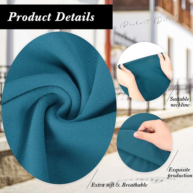 Turtleneck Dickey Extra Large Fake Collar Detachable Dickey Collar Half Mock Turtleneck for Men Women