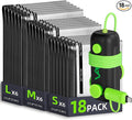 Vacuum Bags for Travel - USB Electric Pump, 18 Pack Carry-on Size Vacuum Seal Bags for Clothing - Space Saver Vacuum Storage Bags for Luggage, Travel Essentials.