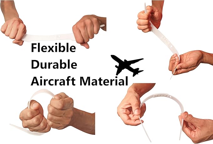 Slick Collar Shirt Collar Support System set with 3 adjustable, 10 premium Collar Stays & a Durable tin Travel EDC Box in White