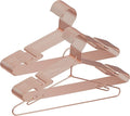 VWV 20 Pack Rose Gold Aluminum Hangers, 16.5 Inch Smooth and Durable Metal Shirt Dress Hanger, Lightweight and Sturdy Metal Hanger, Suit Jacket Dress Hangers