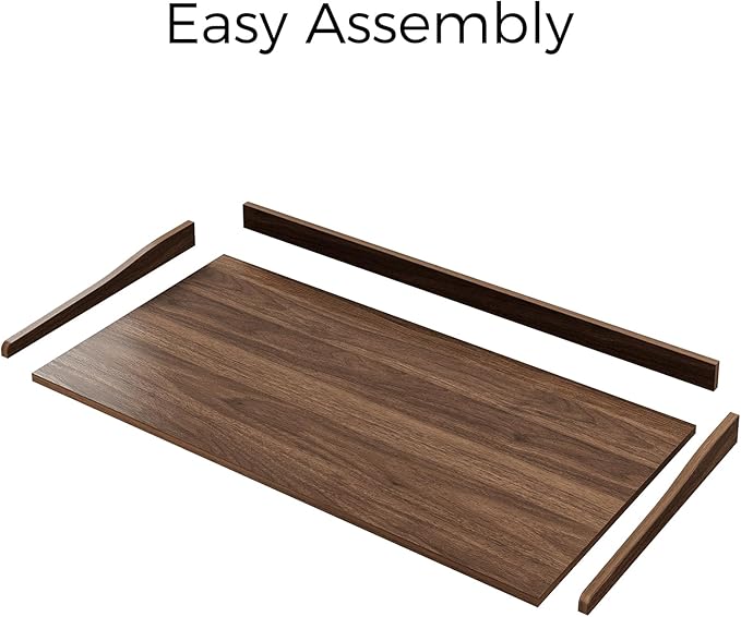 Washer Dryer Countertop, 54" W x 27.5"D Washer Dryer Topper with Non-Slip Mat, Laundry Countertop Organizer for Folding Clothes, Walnut