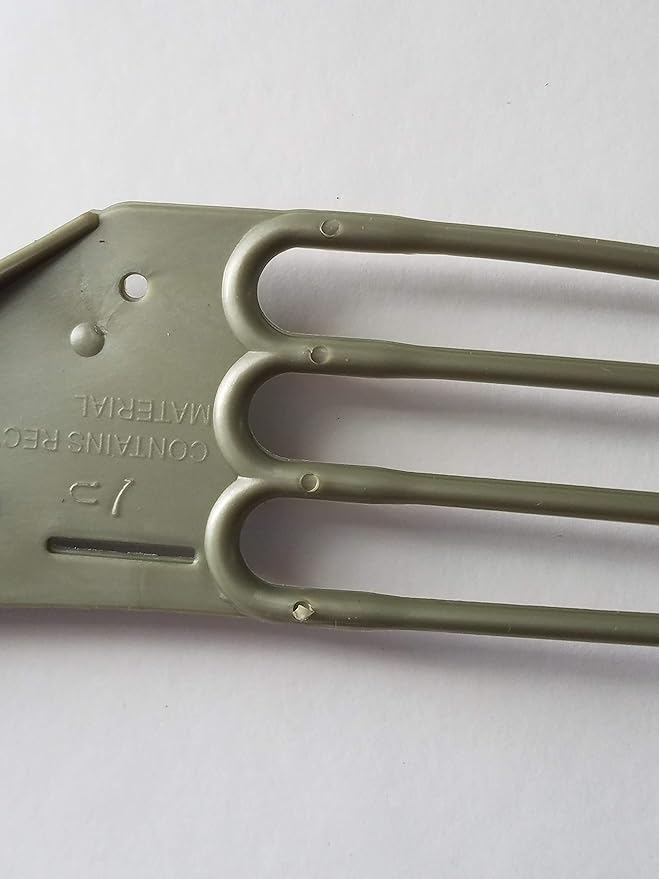 Replacement 4 Strand Plastic Hangers for 12" Hanging Baskets - Set of 5 (Olive Green)