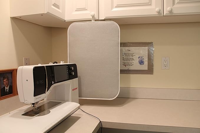 TheIronMate - Premium Ironing Pad, Designed Especially for Quilters and Crafters, Small (17in x 25in with Loop, Silver)