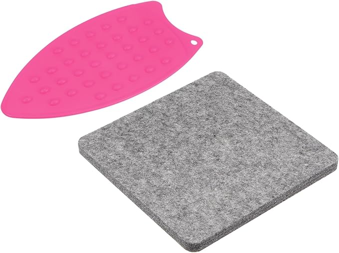 HARFINGTON Wool Pressing Mat 8.5" x 8.5" Wool Ironing Pad Sewing Notions for Crafts Quilter Quilting