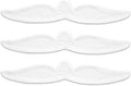 KimYoung Cotton Terrycloth + Brushed Cotton Bra Liners for Sweat Rash Under Bra Sweat Liners– 3PCS White
