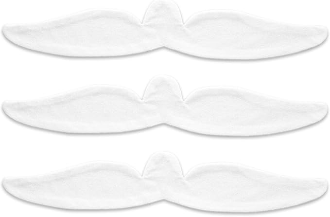 KimYoung Cotton Terrycloth + Brushed Cotton Bra Liners for Sweat Rash Under Bra Sweat Liners– 3PCS White