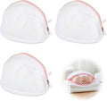 3PCS Bra Washing Bag,Bra Bag for Washing Machine,Mesh Wash Bag for Bras with Zipper,Large Laundry Bag for Bras Women Lingerie