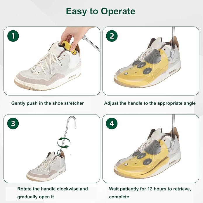 Boot Stretchers for Cowboy Boots Shoe Stretcher Adjustable Boot Stretcher Men Women (for Men’s Size 7.5-13, Women’s Size 9-14)