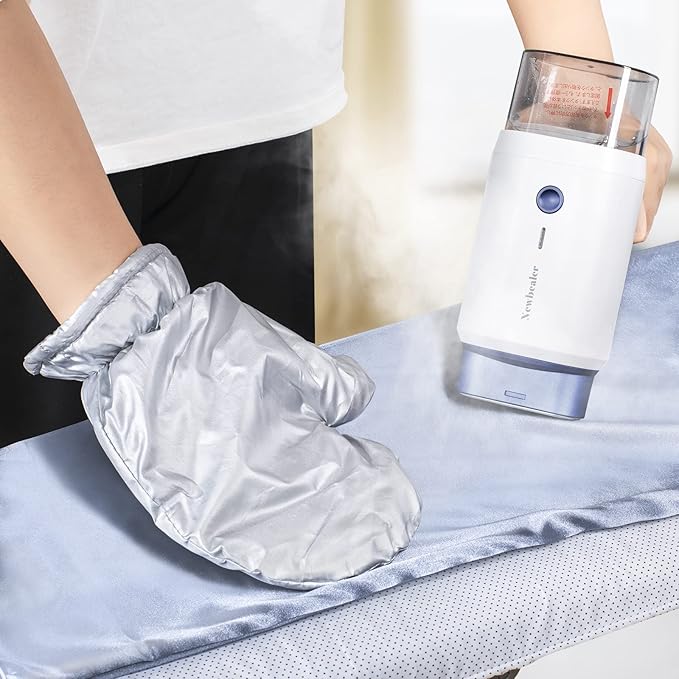 Newbealer 2 PCS Garment Steamer Ironing Glove, Anti Steam Heat Resistant Protective Gloves for Clothes Steamers, Replacement Accessories