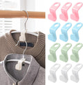 50PCS Hanger Connector Hooks - Space Saving Hangers Clothes, Hanger Hooks College Dorm Room Essentials, Heavy Duty Hangers Connection, Closet Organizers and Storage (Multicolor)