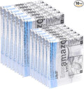 Amazon Basics Roll-Up Travel Compression Storage Bags for Clothes and Towels, No Vacuum Needed, Clear, 12 Count (6 Small & 6 Medium) (Pack of 10)