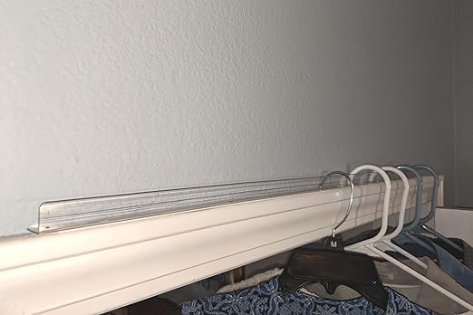 Hanger Catch Over The Door Hook Clothes Hanger Rack. A Laundry Holding Rail Above Door. Makes The top of Your Doors a Great and conveniently Easy Place to Hang Clothes. Keeps Them from Falling!
