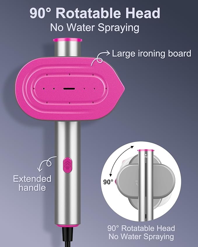 Travel Steamer for Clothes, Portable Handheld Steamer for Clothes, 1200W Strong Power, 15S Fast Heat-up, Strong Penetrating Steam, 2 In 1, 110V-120V