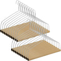 20 Set Dry Cleaner Hangers - 18" Drapery & Tablecloth Hangers with Strong 10.5 Gauge Wire for Heavy Items
