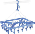 Whitmor Clip and Drip Hanger - Hanging Drying Rack - 26 Clips,Blue