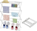 Clothes Drying Rack Household Indoor, Foldable Drying Rack Clothing for Laundry - 40" x 28.8" x 14.2", Space Saving Indoor&Outdoor, Pure White-1pack