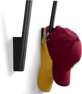 Hat Hook for Baseball Caps – Wall Mounted Vertical Hat Holder, Multi-Purpose Wall Hook, Closet Cap Organizer, Sturdy Compact, Easy to Install