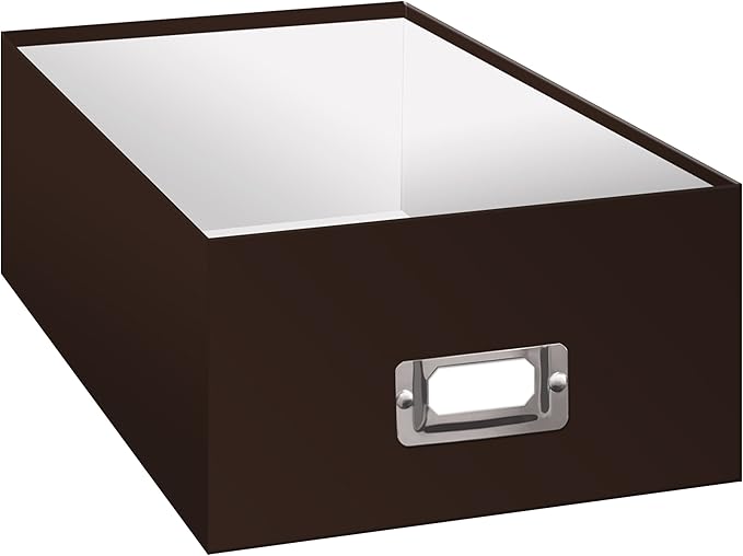 Pioneer Photo Albums B-1S/DB B-1S Photo Storage Box, Dark Brown