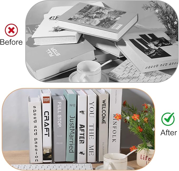 4PCS Plastic Purse Organizer for Closet Clear Acrylic Handbag Storage Shelf Dividers for Closet Bedroom Bathroom Kitchen Office Study Handbags Clutches Clothes Sweater Towel Book Organization