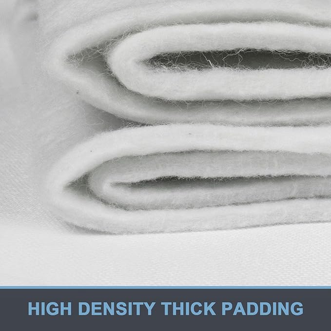 Ironing Board Padding Only, Cut to Desired Sizes, Fitting up to 21x57 Ironing Boards, Thick Premium Felt Underlay Pad, Universal Replacement Iron Board Felt Pad (57" x 21")